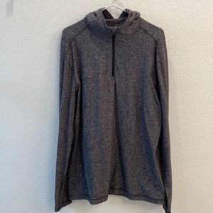 Lululemon Surge Warm Half-Zip Hoodie - Gray/ XL